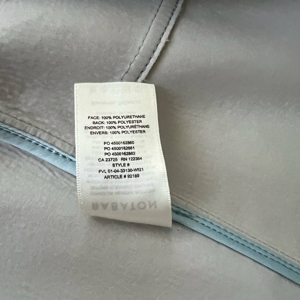 Babaton Sky Blue Leather Jacket - image 7